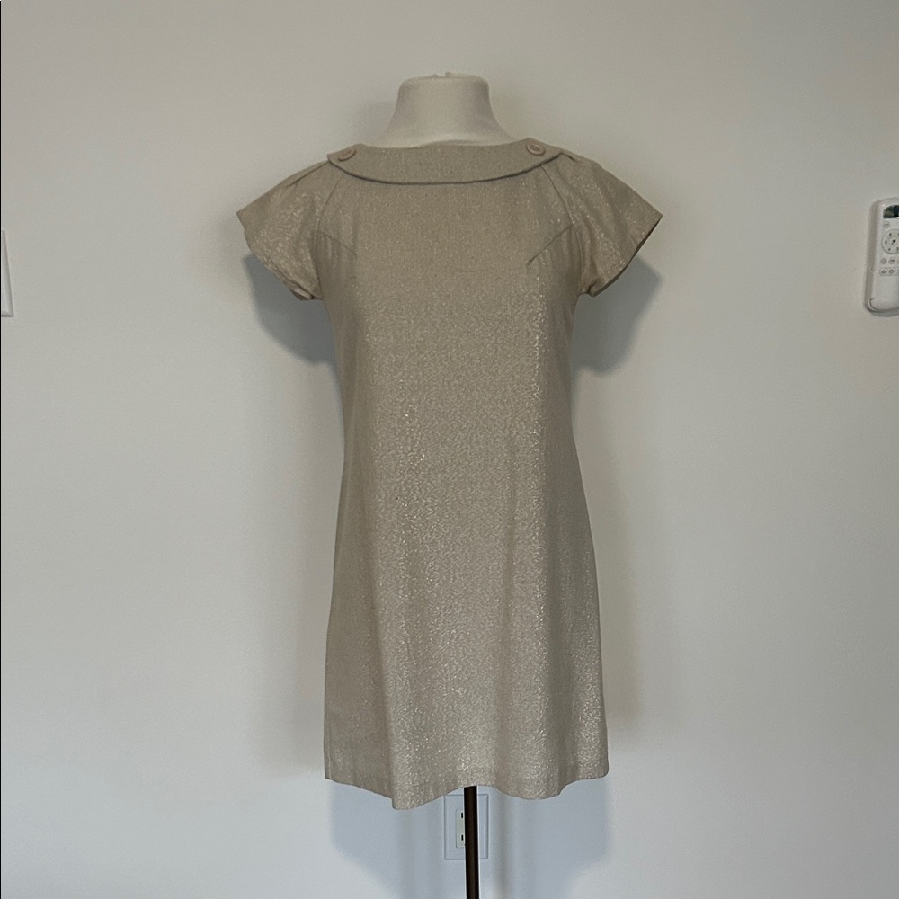 Chic Beige Mini Dress